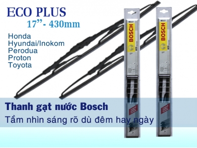 CẦN GẠT NƯỚC Ô TÔ (ECOPLUS)_17" - 430mm